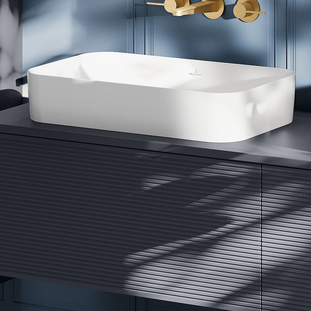 Lifestyle image of Villeroy & Boch Finion 600mm CeramicPlus Countertop Basin